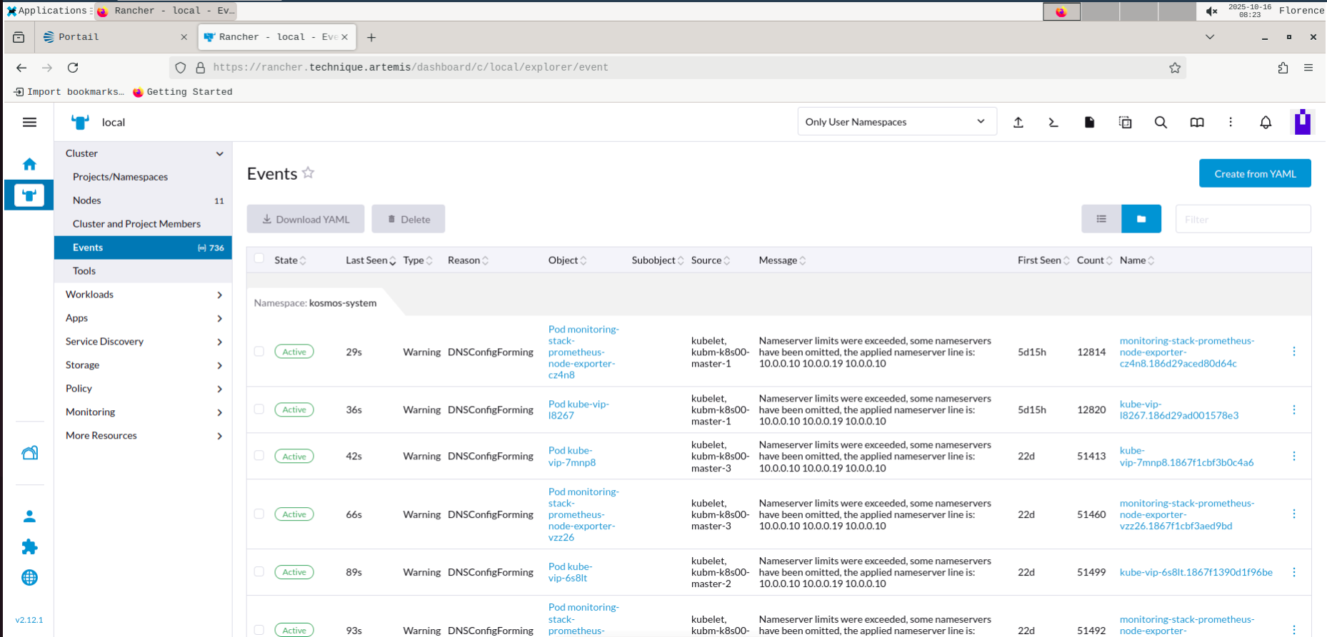 View the latest events