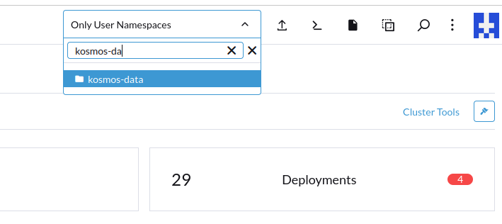 K8S - Sélection namespace