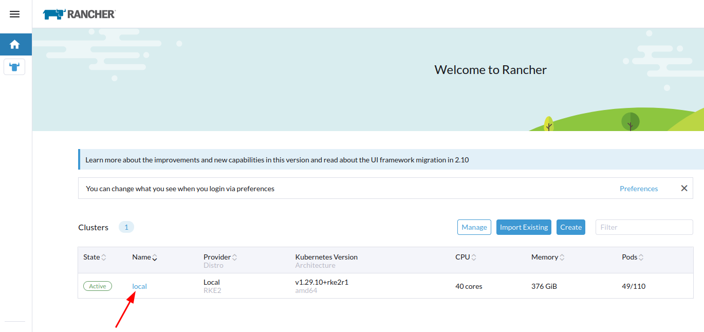 K8S - Sélection namespace
